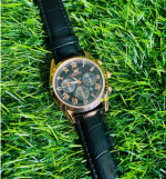 Olev_vs Top Luxury Leather Analog quartz fashionable watch for men - Image 3