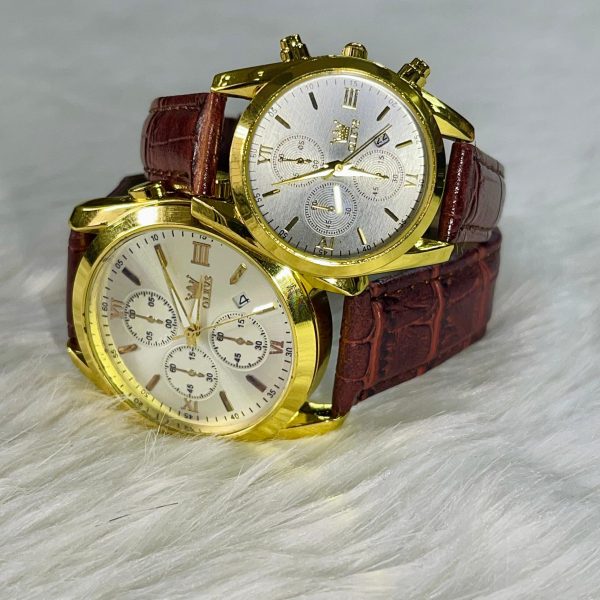 OLEVS Casual Couple Quartz Wrist Watch