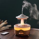 UFO Raindrop Remote Control Aroma Diffuser Electric Ultrasonic Air Humidifier Creative Water Drop Home Essential Oil Diffuser - Image 3