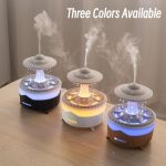 UFO Raindrop Remote Control Aroma Diffuser Electric Ultrasonic Air Humidifier Creative Water Drop Home Essential Oil Diffuser - Image 5