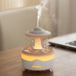 UFO Raindrop Remote Control Aroma Diffuser Electric Ultrasonic Air Humidifier Creative Water Drop Home Essential Oil Diffuser - Image 4