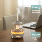 UFO Raindrop Remote Control Aroma Diffuser Electric Ultrasonic Air Humidifier Creative Water Drop Home Essential Oil Diffuser - Image 8