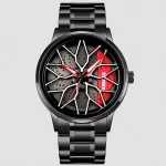 BEST SKMEI 1787 Rotation Wheels Quartz Watch for Men – Stylish Stainless Steel, Water Resistant - Image 2