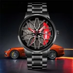 BEST SKMEI 1787 Rotation Wheels Quartz Watch for Men – Stylish Stainless Steel, Water Resistant